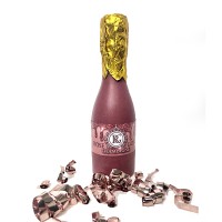 Хлопушка пружинная "Rose Gold Сhampagne" 20 см