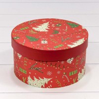 Коробки Круглые Набор 1/3 21*11,5 "Новый год"-2110 1/30 Арт: 7302247/2110