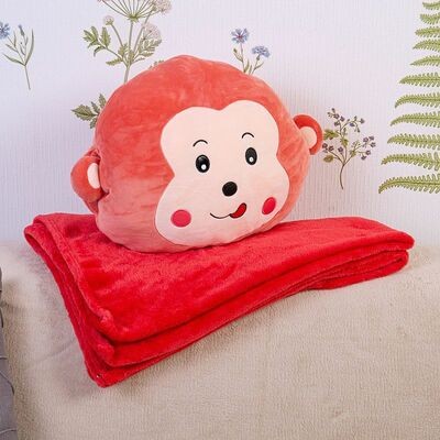 Мягкая игрушка Обезьянка подушка 3в1 45 см O