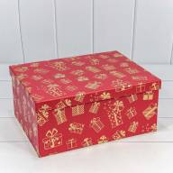 Коробки Прямоугольные Набор 1/10 34*26*15,3 &quot;Новый год&quot;-0080 1/6 Арт: 730604/0080 - Коробки Прямоугольные Набор 1/10 34*26*15,3 "Новый год"-0080 1/6 Арт: 730604/0080