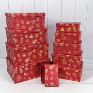 Коробки Прямоугольные Набор 1/10 34*26*15,3 &quot;Новый год&quot;-0080 1/6 Арт: 730604/0080 - Коробки Прямоугольные Набор 1/10 34*26*15,3 "Новый год"-0080 1/6 Арт: 730604/0080